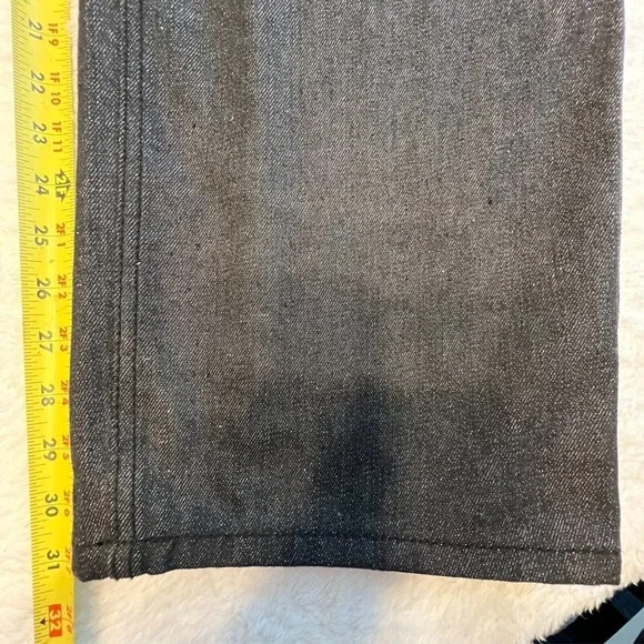 Rocawear Jeans 48x31 Classic Fit BLACK Embroidered Flap Pockets Y2k Baggy Wide - Picture 4 of 10